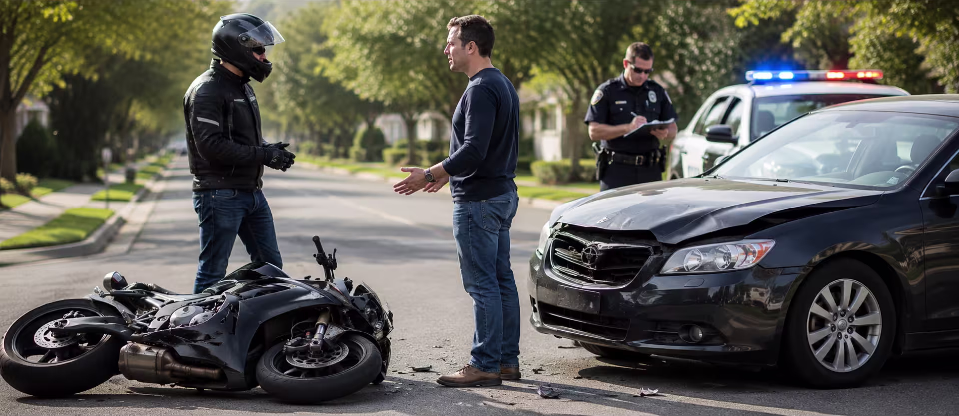 Motorcycle vs Car Accident Claims-Key Differences